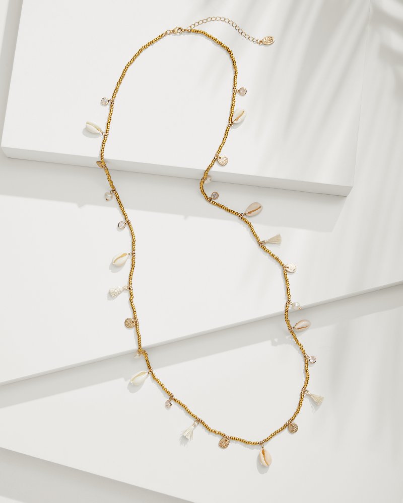 Seaside Cowrie Shell Station Necklace - Tommy Bahama Women