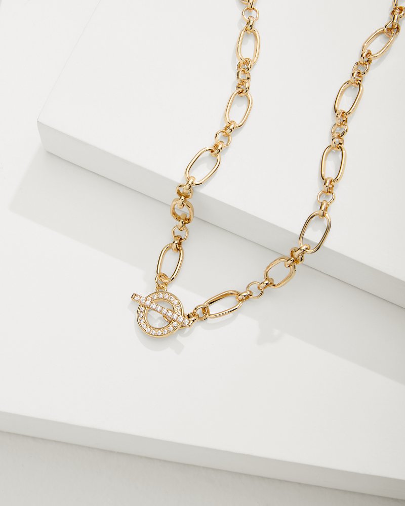 Sanibel Island Crystal Link Necklace - Tommy Bahama Women