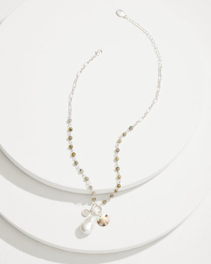 Marco Island Shell and Mother of Pearl Pendant Necklace - Tommy Bahama Women