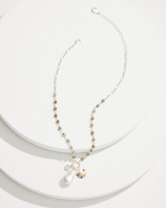 Marco Island Shell and Mother of Pearl Pendant Necklace - Tommy Bahama Women
