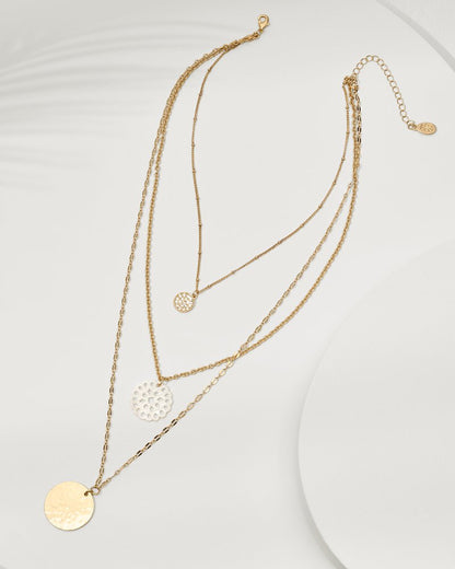 Madeira Mother of Pearl Flower Multi-Row Necklace - Tommy Bahama Women