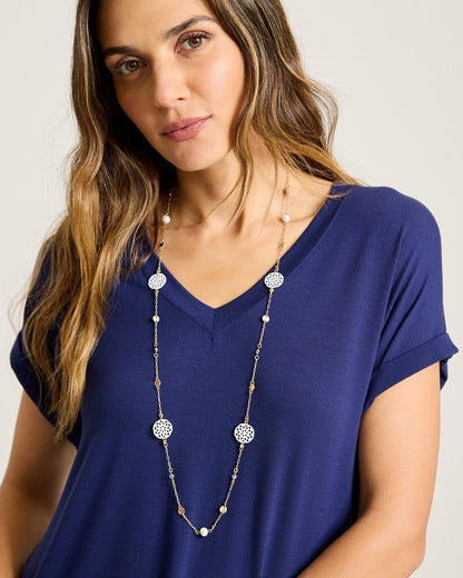 Madeira Mother of Pearl Station Necklace - Tommy Bahama Women