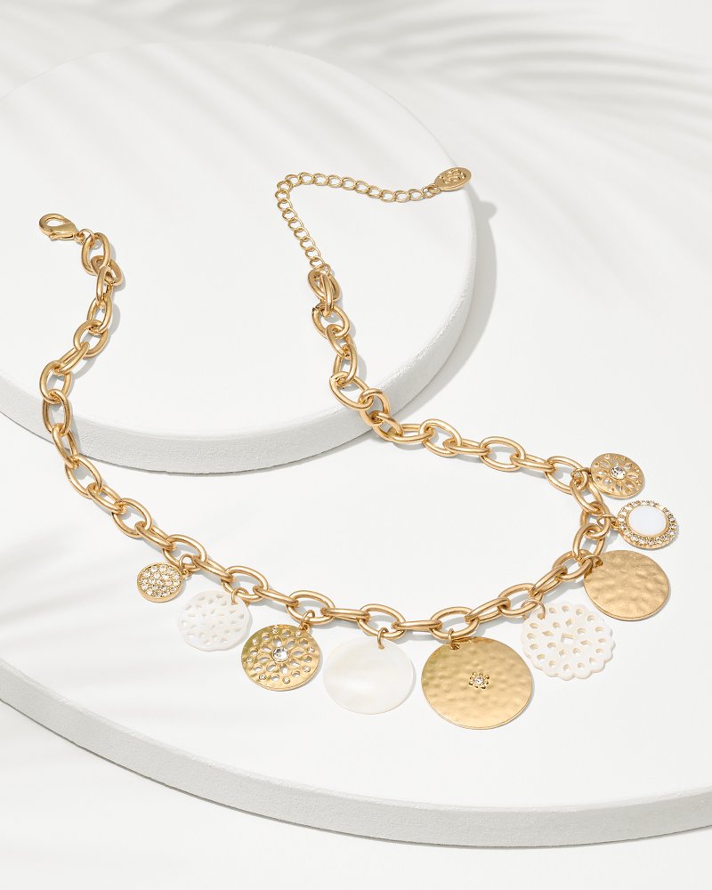 Madeira Mother of Pearl Statement Necklace - Tommy Bahama Women
