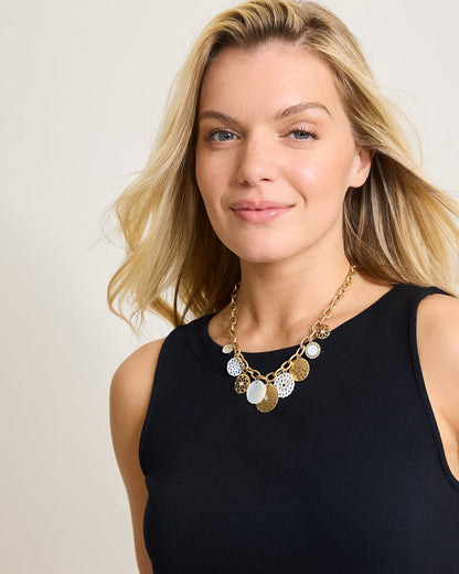 Madeira Mother of Pearl Statement Necklace - Tommy Bahama Women