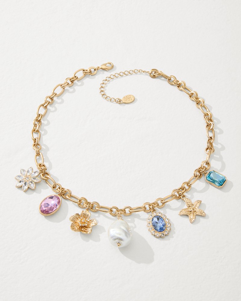 Tidal Treasure Multi-Charm Statement Necklace - Tommy Bahama Women