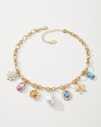 Tidal Treasure Multi-Charm Statement Necklace - Tommy Bahama Women