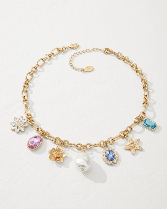 Tidal Treasure Multi-Charm Statement Necklace - Tommy Bahama Women