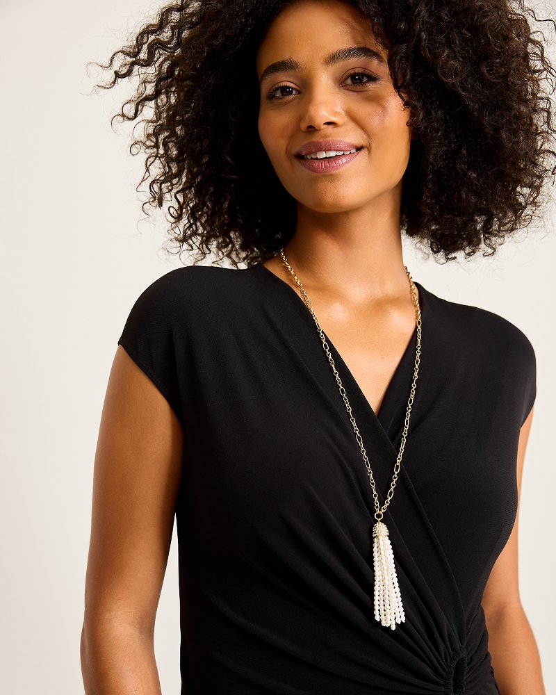 Tidal Treasure Pearl Tassel Necklace - Tommy Bahama Women