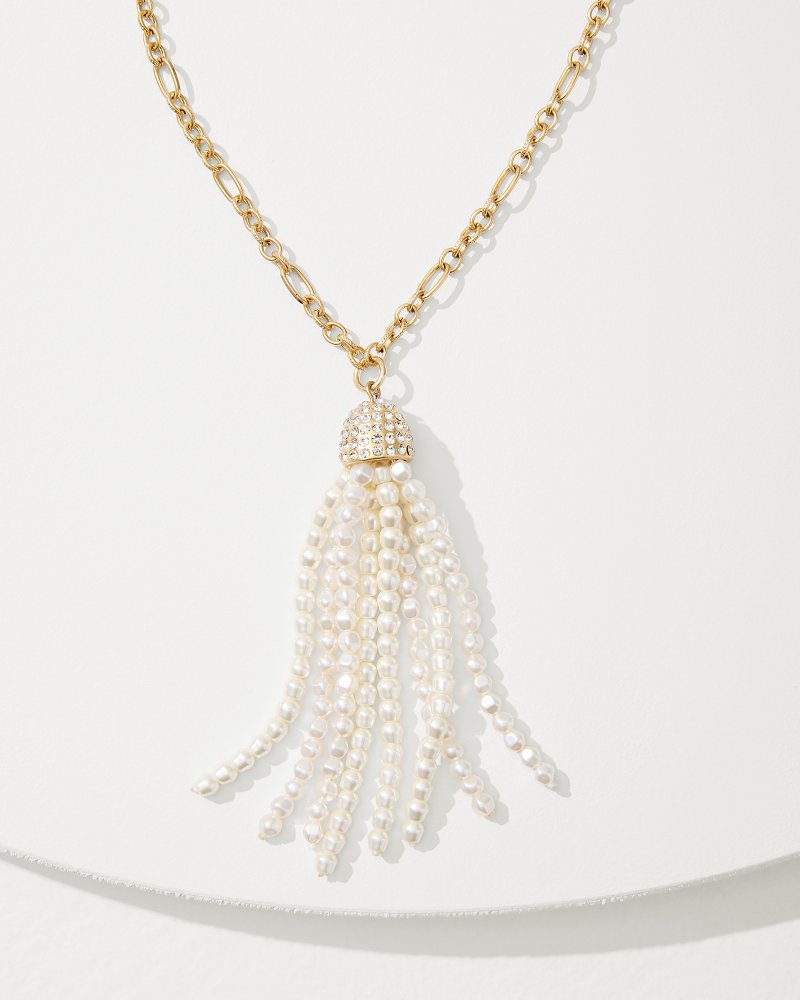 Tidal Treasure Pearl Tassel Necklace - Tommy Bahama Women