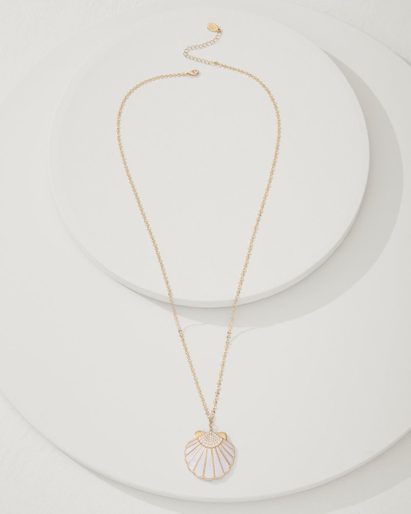 Moments in Paradise Mother of Pearl and Shell Pendant Necklace - Tommy Bahama Women