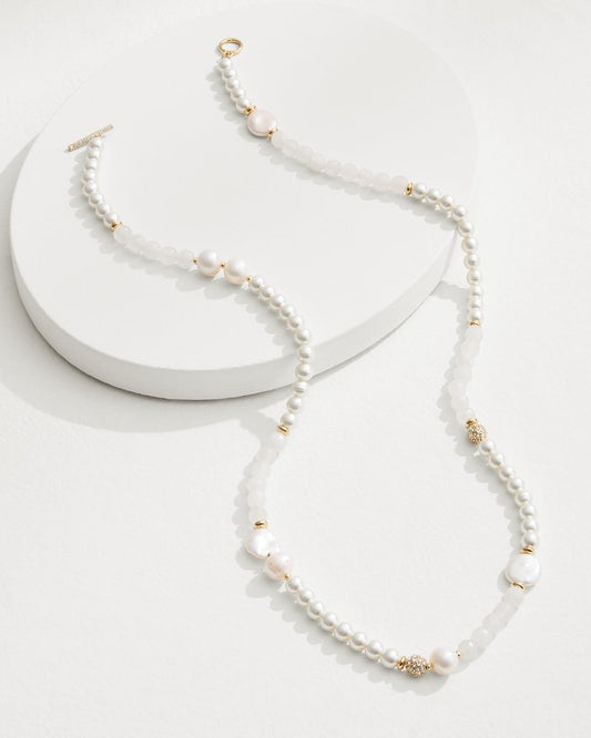 Moments in Paradise Quartz and Pearl Necklace - Tommy Bahama Women