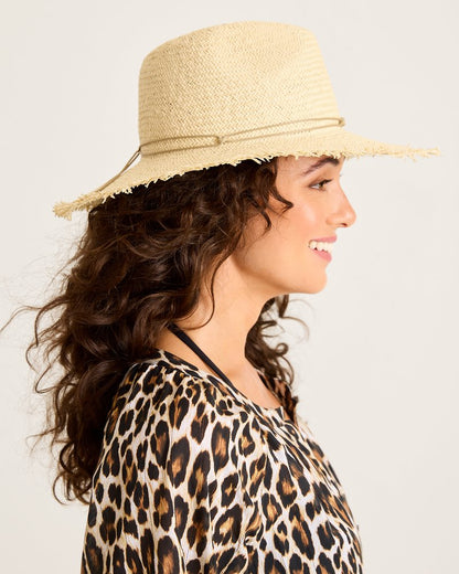 Packable Fringed Continental Hat - Tommy Bahama Women