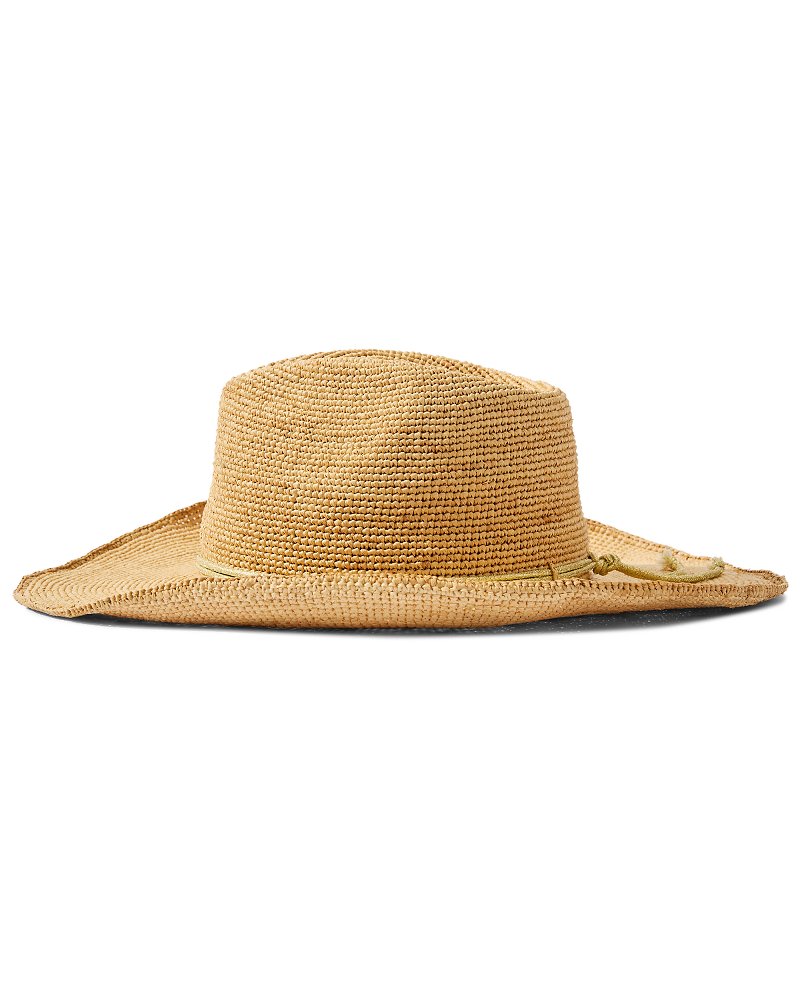 Raffia Crochet Cowboy Hat - Tommy Bahama Women