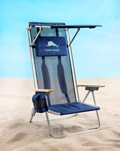 Tommy Bahama Mesh Beach Chair With Shade - Tommy Bahama Beach & Home