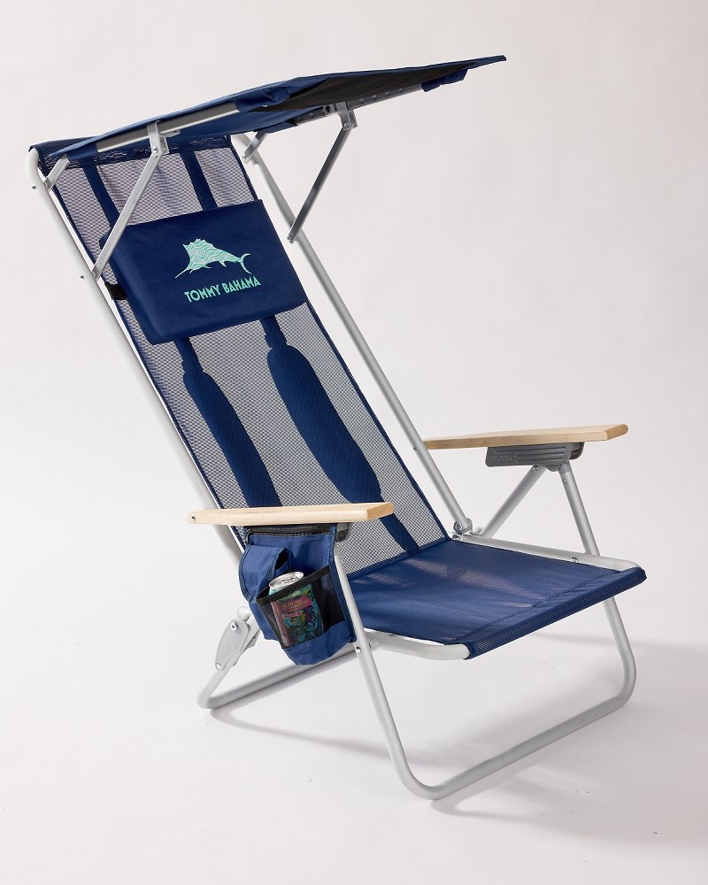 Tommy Bahama Mesh Beach Chair With Shade - Tommy Bahama Beach & Home