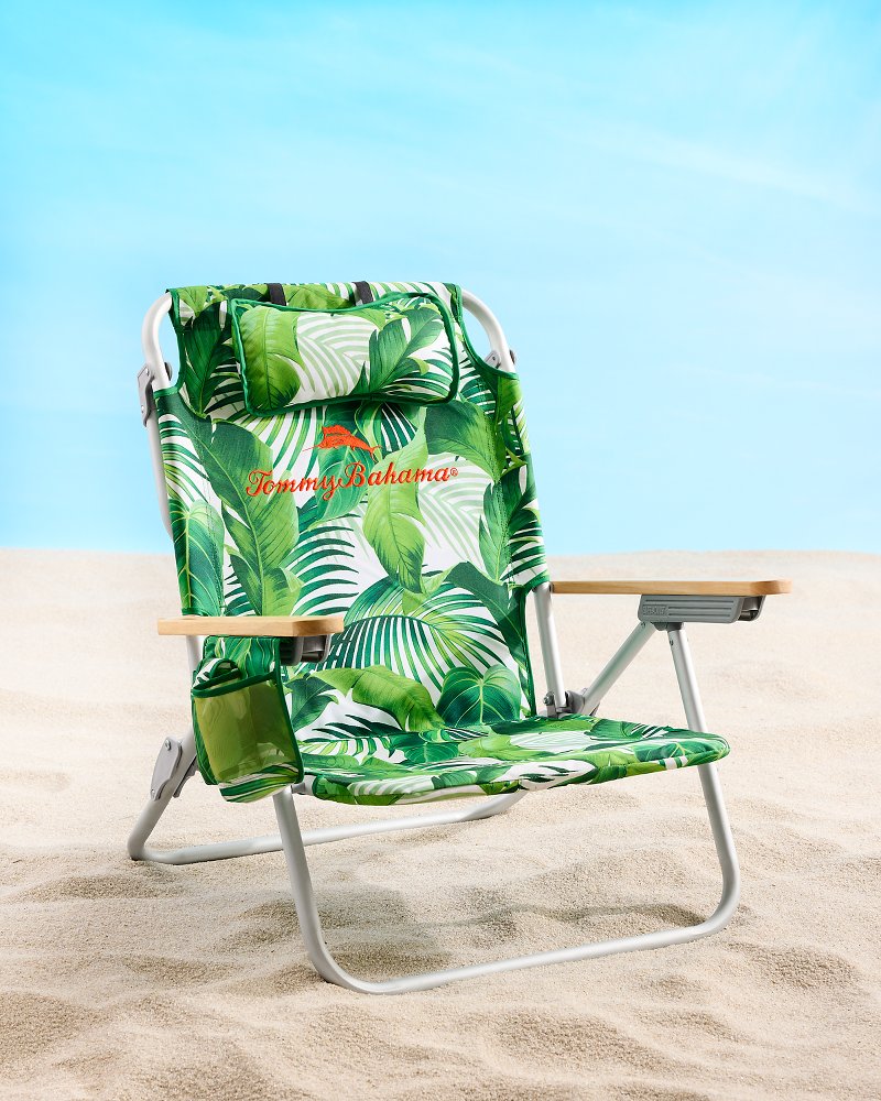Tommy Bahama Tropical Fronds Deluxe Backpack Beach Chair - Tommy Bahama Beach & Home
