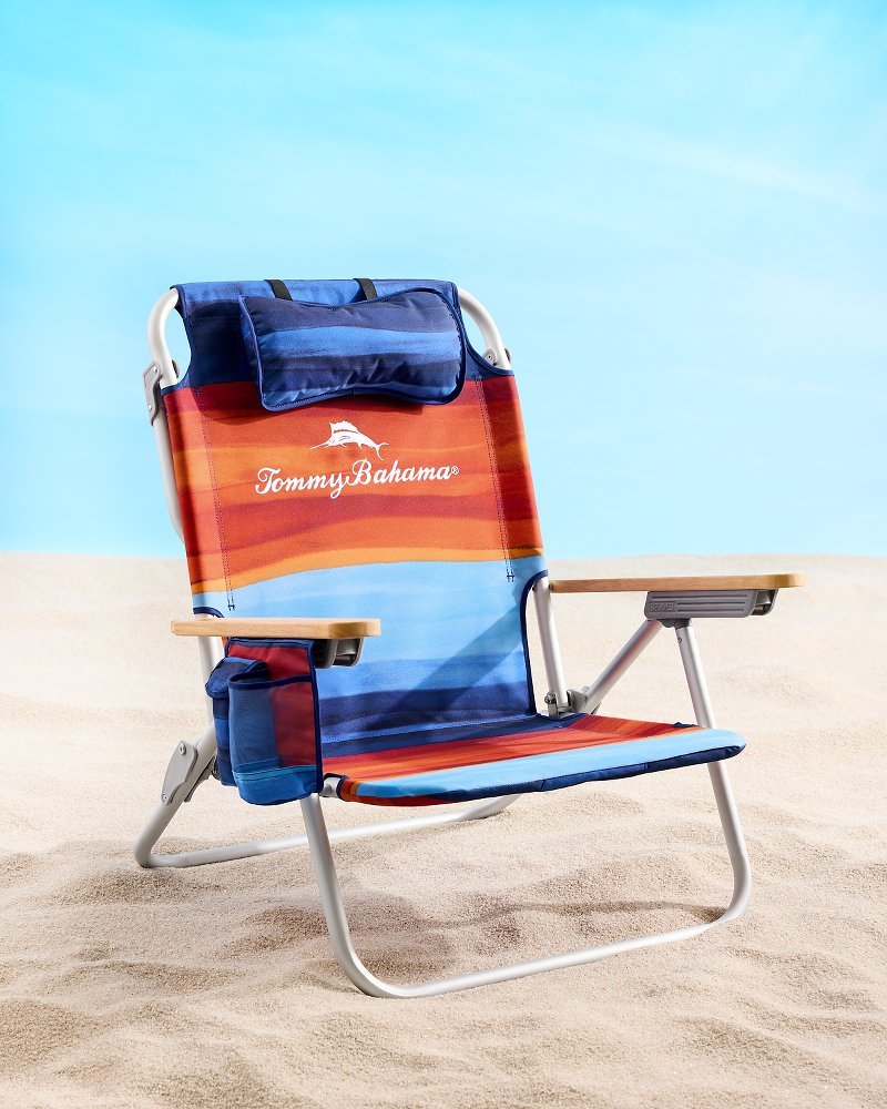 Tommy Bahama Sunset Stripe Deluxe Backpack Beach Chair - Tommy Bahama Beach & Home