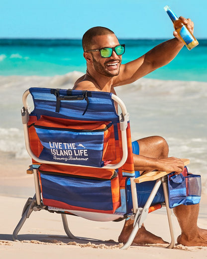 Tommy Bahama Sunset Stripe Deluxe Backpack Beach Chair - Tommy Bahama Beach & Home