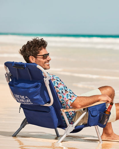 Tommy Bahama Wavy Marlin Deluxe Backpack Beach Chair - Tommy Bahama Beach & Home