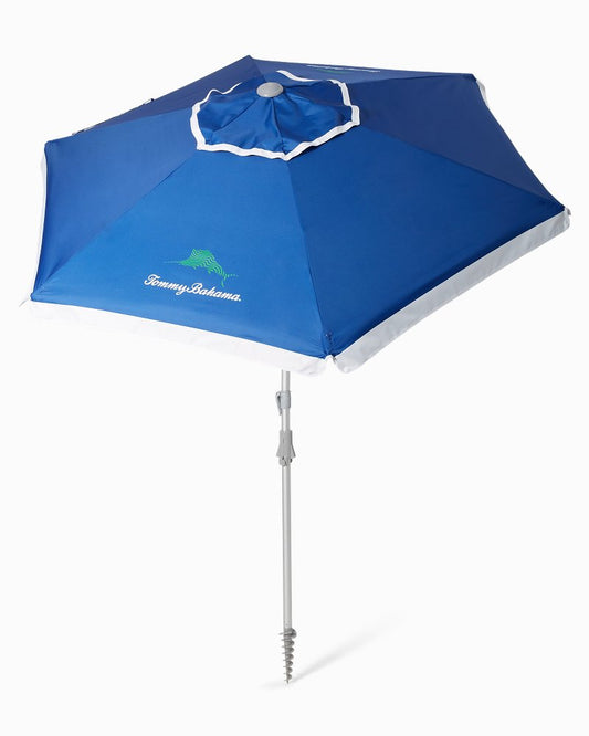 Tommy Bahama Wavy Marlin Beach Umbrella - Tommy Bahama Beach & Home