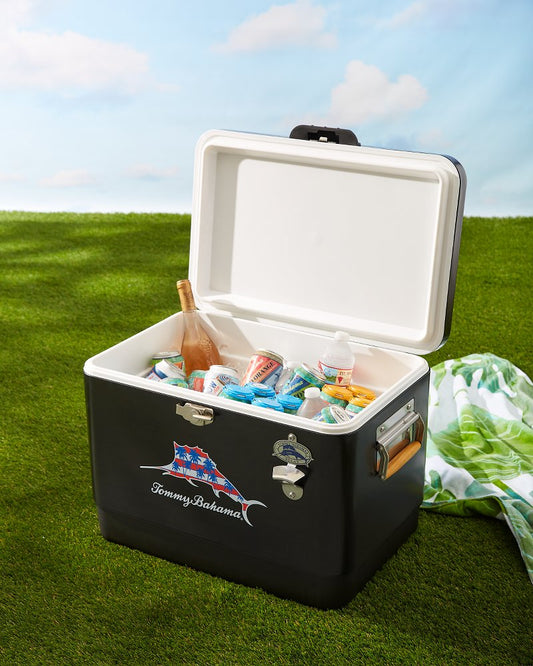 Palm Marlin Black 54-Quart Cooler - Tommy Bahama Beach & Home