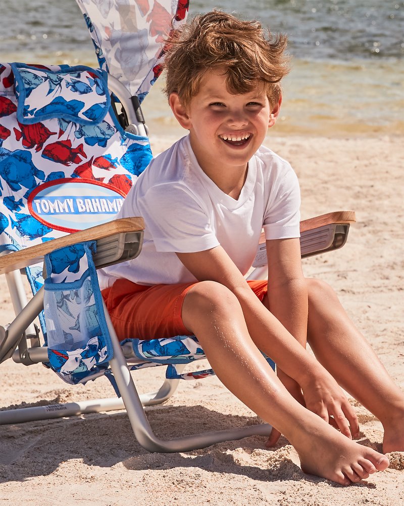 Tommy Bahama School of Fish Kids' Backpack Beach Chair - Tommy Bahama Beach & Home