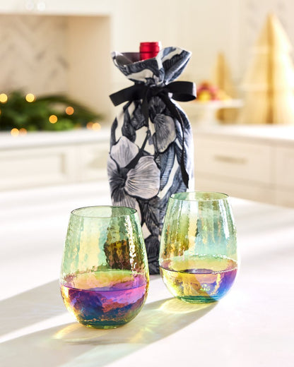 Upcycled Wine Bottle Gift Bag - Tommy Bahama Beach & Home