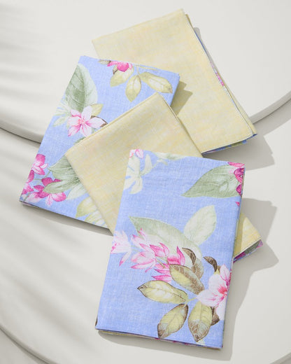 Ray Upcycled Reversible Linen Dinner Napkins - Set of 4 - Tommy Bahama Beach & Home