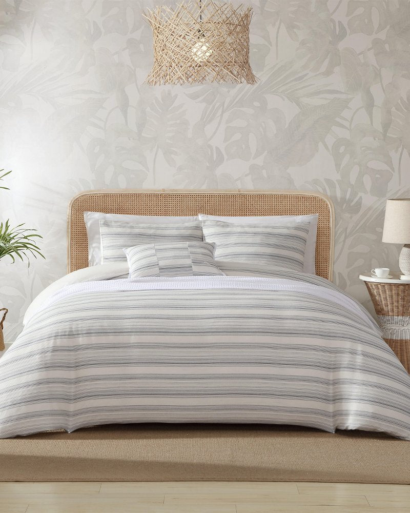 Island Micro Waffle 4-Piece Full/Queen Comforter Set - Tommy Bahama Beach & Home