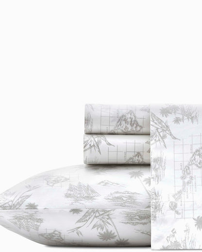 Vintage Map Sheet Set, King - Tommy Bahama Beach & Home