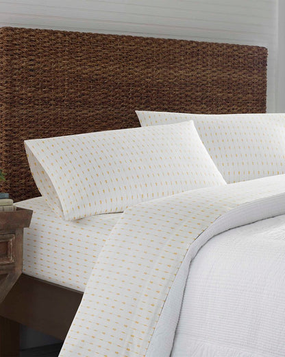 Pineapple Pinstripe 4-Piece Queen Sheet Set - Tommy Bahama Beach & Home