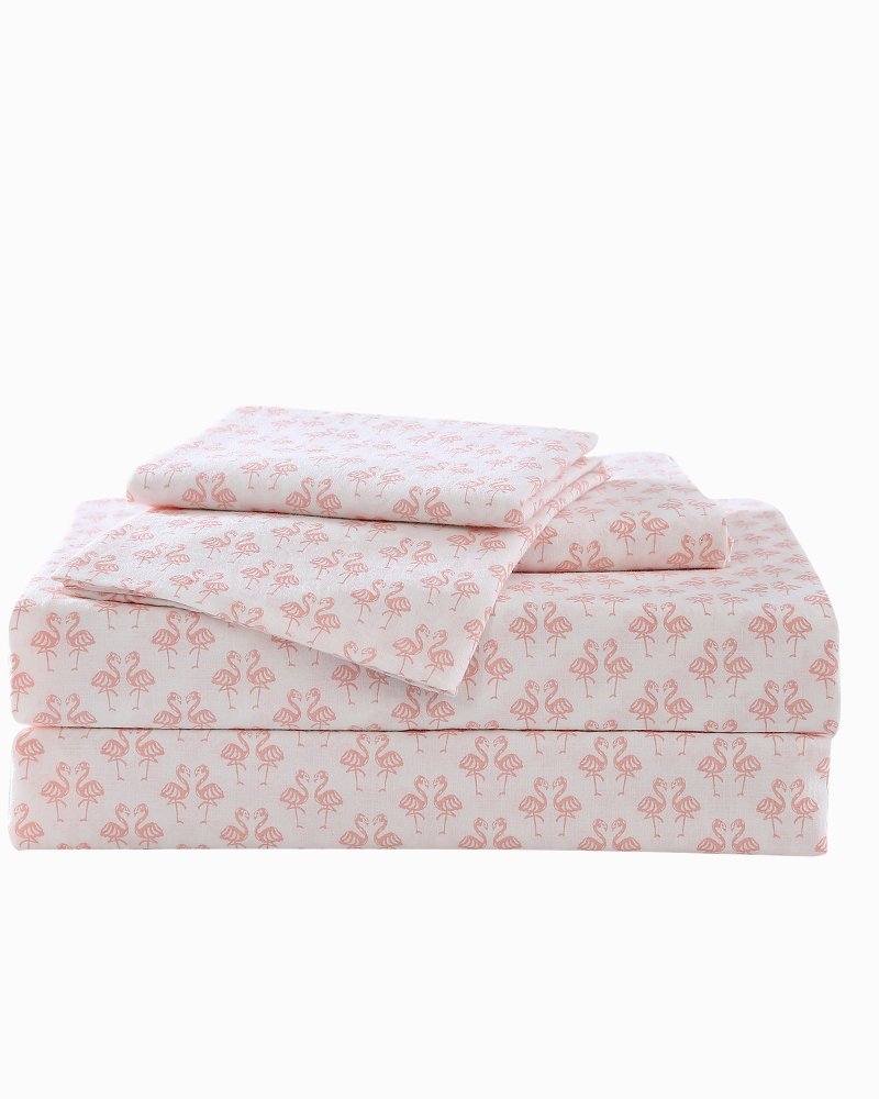 Flamingle 4-Piece King Sheet Set - Tommy Bahama Beach & Home
