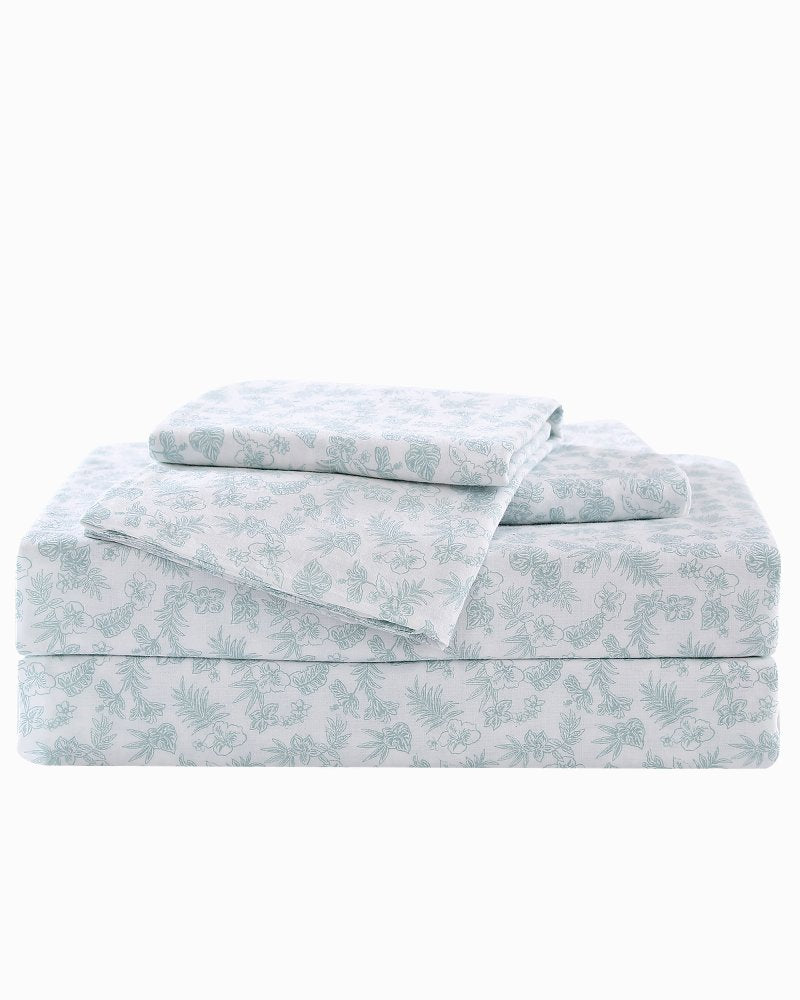 Hibiscus Bloom 4-Piece King Sheet Set - Tommy Bahama Beach & Home