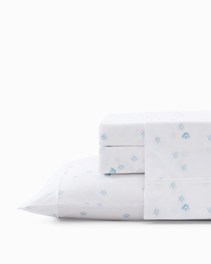 Angel Fish 4-Piece King Sheet Set - Tommy Bahama Beach & Home