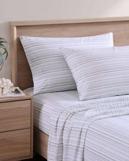 Kahanu Stripe 4-Piece King Sheet Set - Tommy Bahama Beach & Home