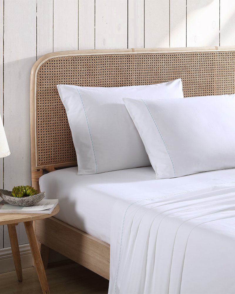 Solid 4-Piece King Sheet Set - Blue - Tommy Bahama Beach & Home