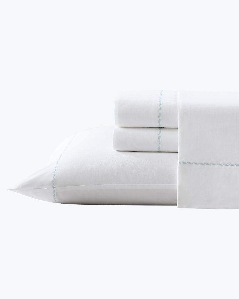 Solid 4-Piece King Sheet Set - Blue - Tommy Bahama Beach & Home