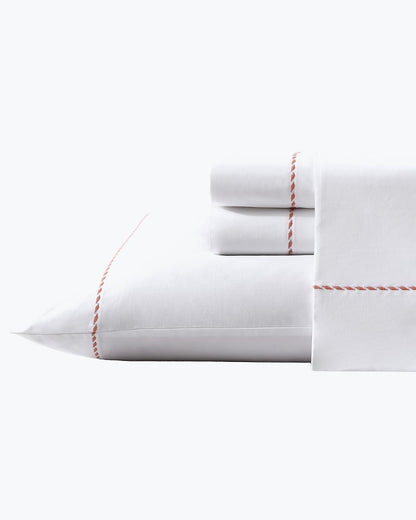 Solid 4-Piece Queen Sheet Set - Orange - Tommy Bahama Beach & Home