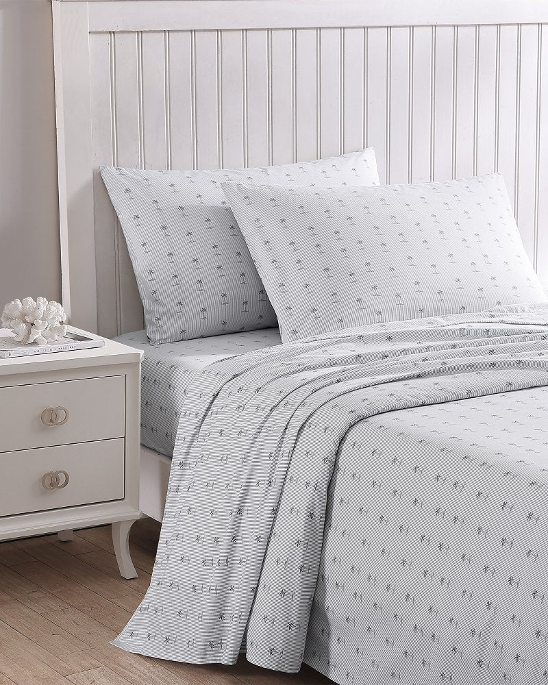 Kew Palms 4-Piece King Sheet Set - Tommy Bahama Beach & Home