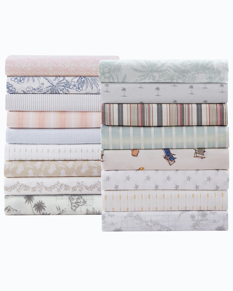 Lovely Palms 4-Piece Queen Sheet Set - Tommy Bahama Beach & Home