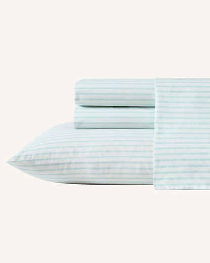 Cool Beach Stripe 4-Piece Queen Sheet Set - Tommy Bahama Beach & Home