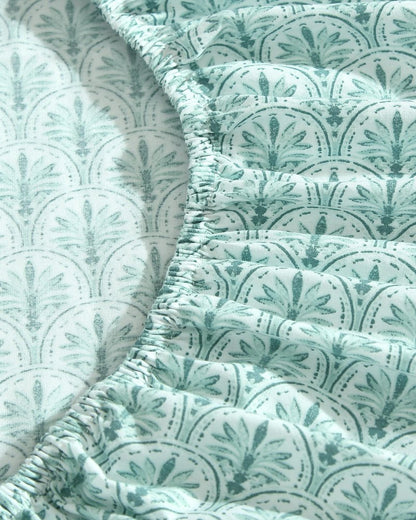 Coastal Batik Green 4-Piece King Sheet Set - Tommy Bahama Beach & Home