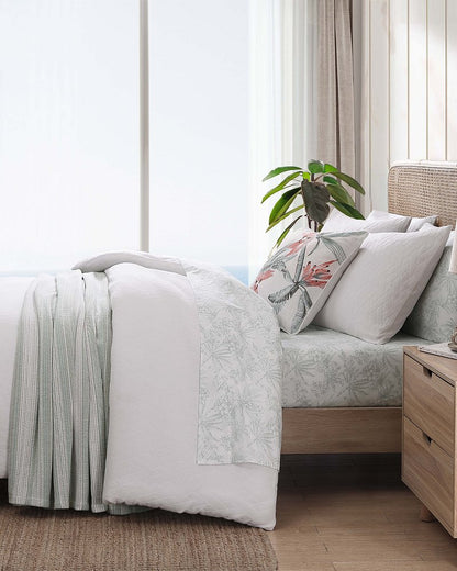 Wicker Woven 3-Piece Full/Queen Comforter Set - Tommy Bahama Beach & Home