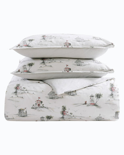 Beach Club 3-Piece Full/Queen Comforter Set - Tommy Bahama Beach & Home