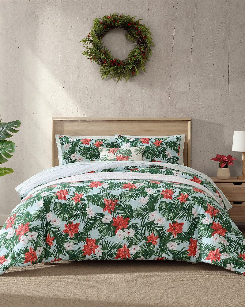 Festive Palms Reversible King 3-Piece Comforter Set - Tommy Bahama Beach & Home