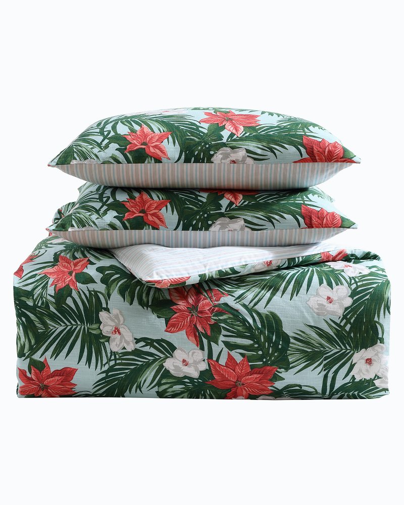 Festive Palms Reversible King 3-Piece Comforter Set - Tommy Bahama Beach & Home