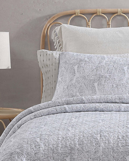 Water Leaves 2-Piece Twin Quilt Set - Tommy Bahama Beach & Home