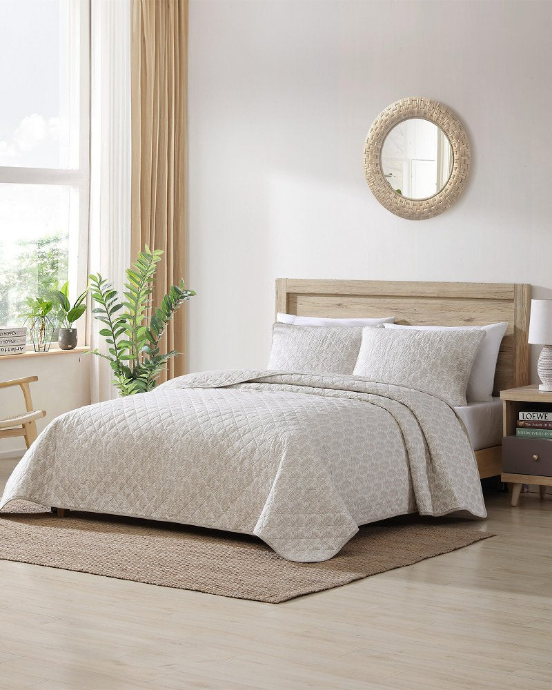 Bahama Fronds Reversible 2-Piece Twin Quilt Set - Tommy Bahama Beach & Home