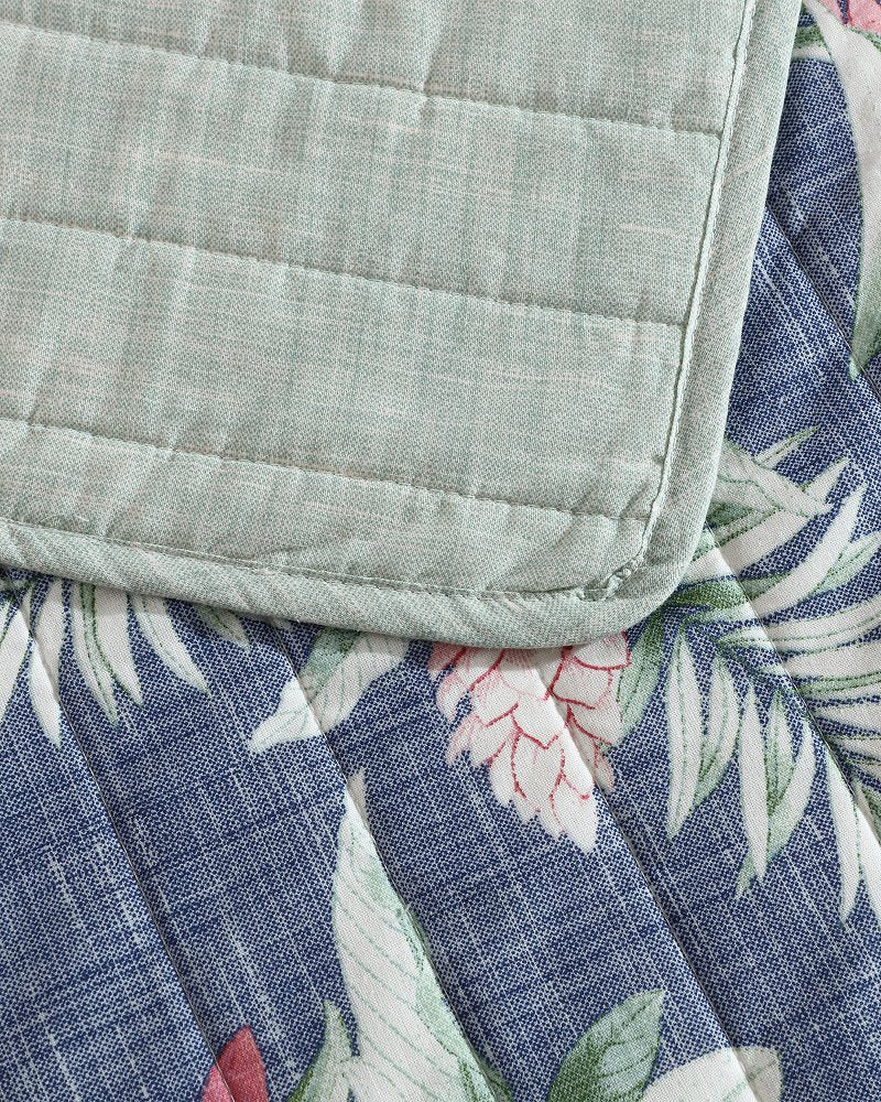 Floral Enchantment Reversible 3-Piece King Quilt Set - Tommy Bahama Beach & Home