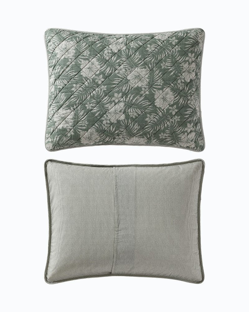Hibiscus Jungle Reversible 3-Piece King Quilt Set - Tommy Bahama Beach & Home